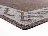 United Weavers Augusta Whitehaven Brown Rug - angle view