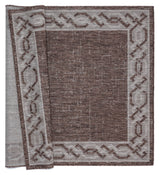 United Weavers Augusta Whitehaven Brown Rug - backing detail