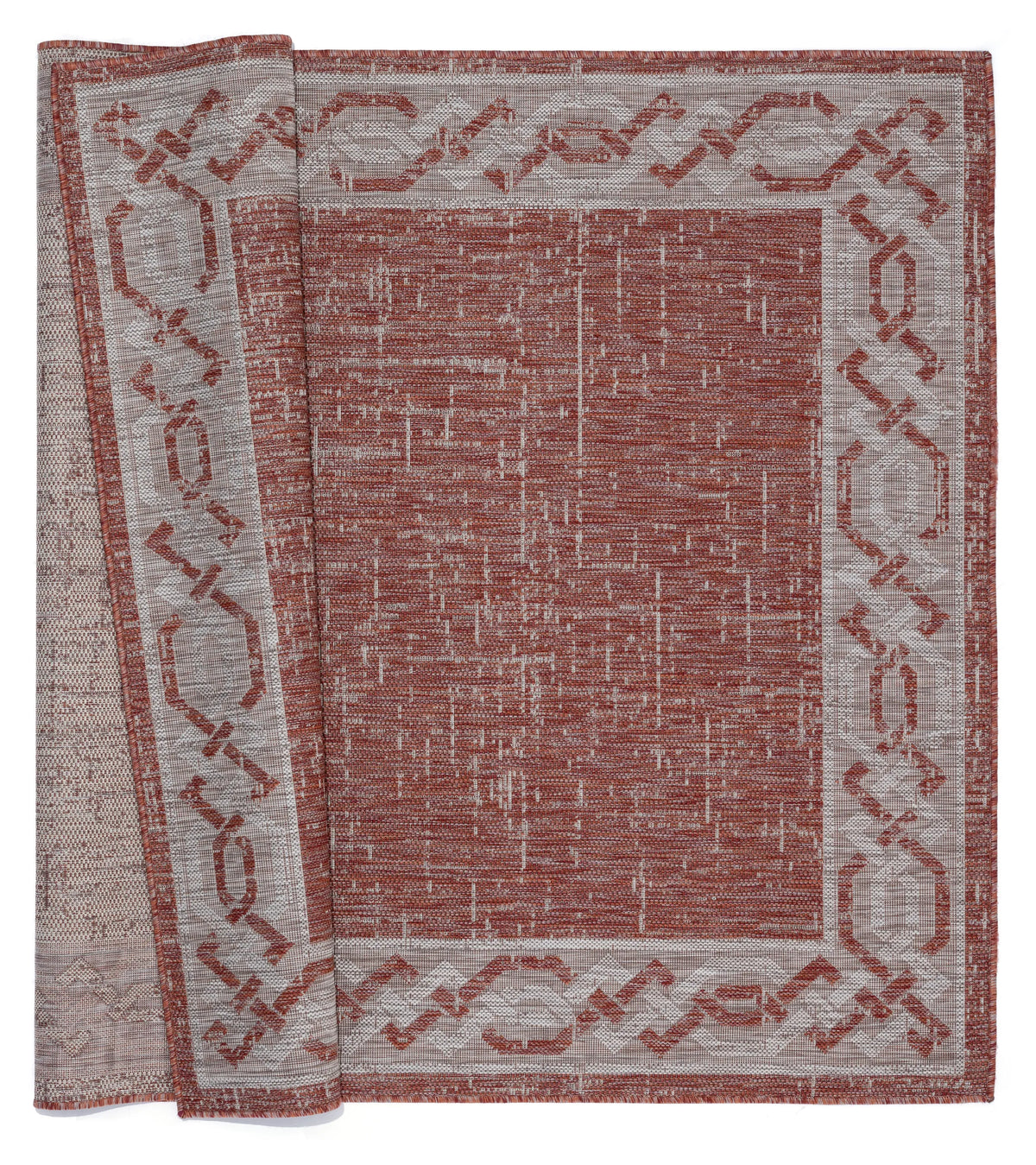 United Weavers Augusta Whitehaven Terracotta Rug - backing detail
