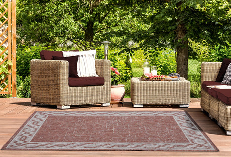 United Weavers Augusta Whitehaven Terracotta Rug - room scene