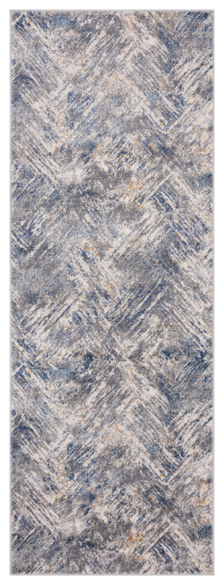 United Weavers Austin Archer Blue Rug - runner front view