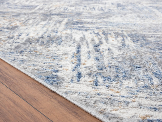 United Weavers Austin Archer Blue Rug - pile height detail