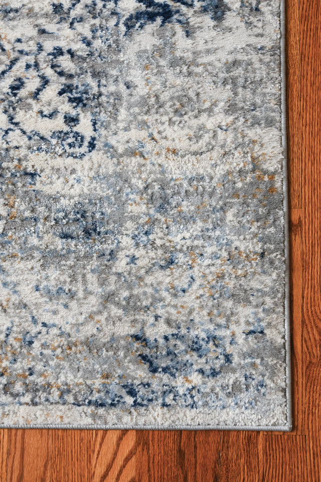 United Weavers Austin Clark Blue Rug - angle view