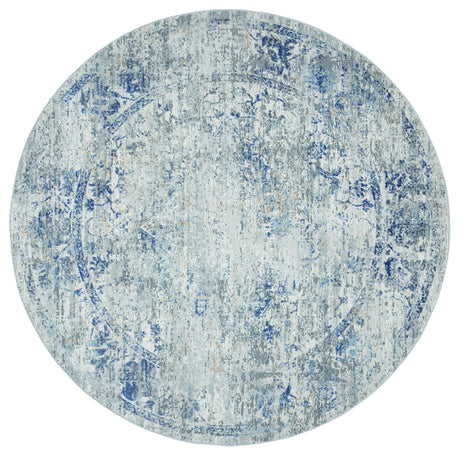 United Weavers Austin Clark Blue Rug - round front view