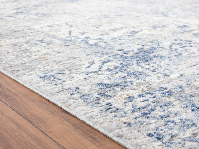 United Weavers Austin Clark Blue Rug - pile height detail