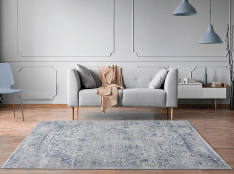 United Weavers Austin Clark Blue Rug - room scene