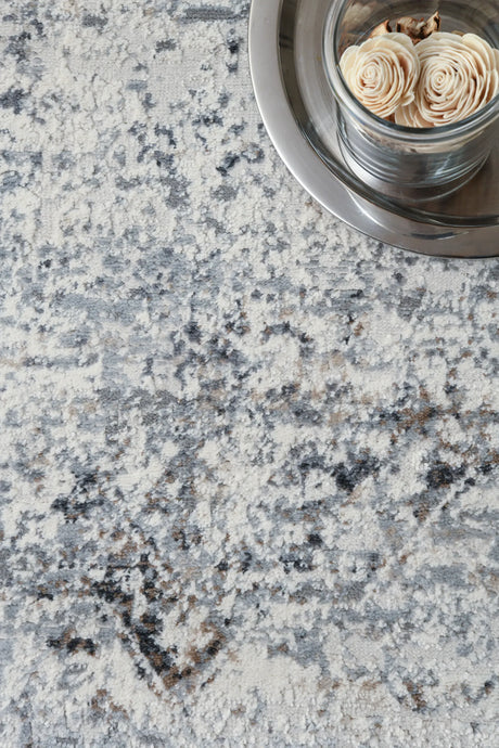 United Weavers Austin Clark Grey Rug - close-up detail