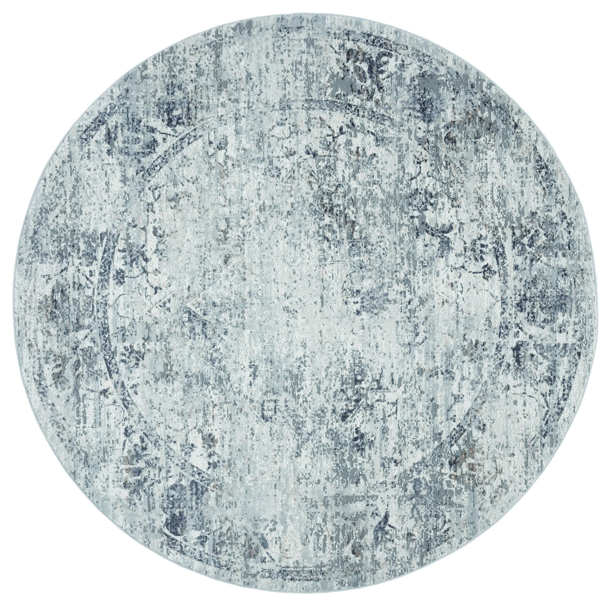 United Weavers Austin Clark Grey Rug - round front view