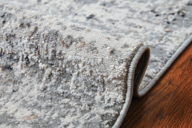 United Weavers Austin Clark Grey Rug - side close-up detail