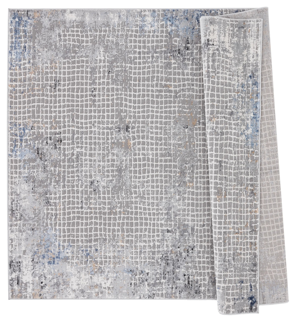 United Weavers Austin Devine Blue Rug - backing detail