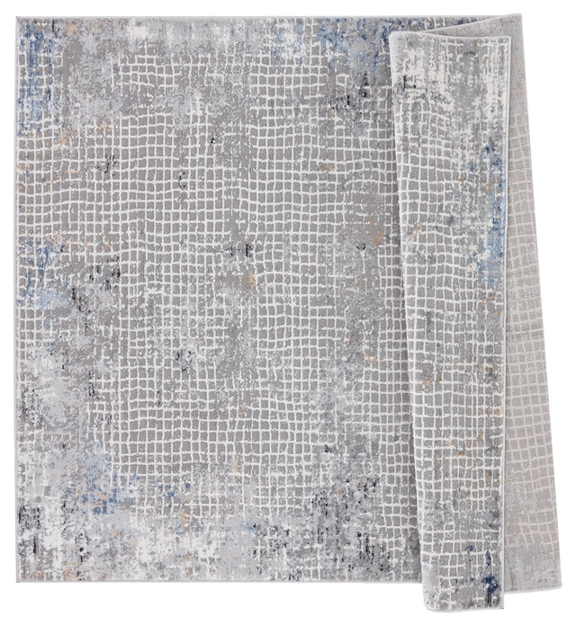 United Weavers Austin Devine Blue Rug - backing detail