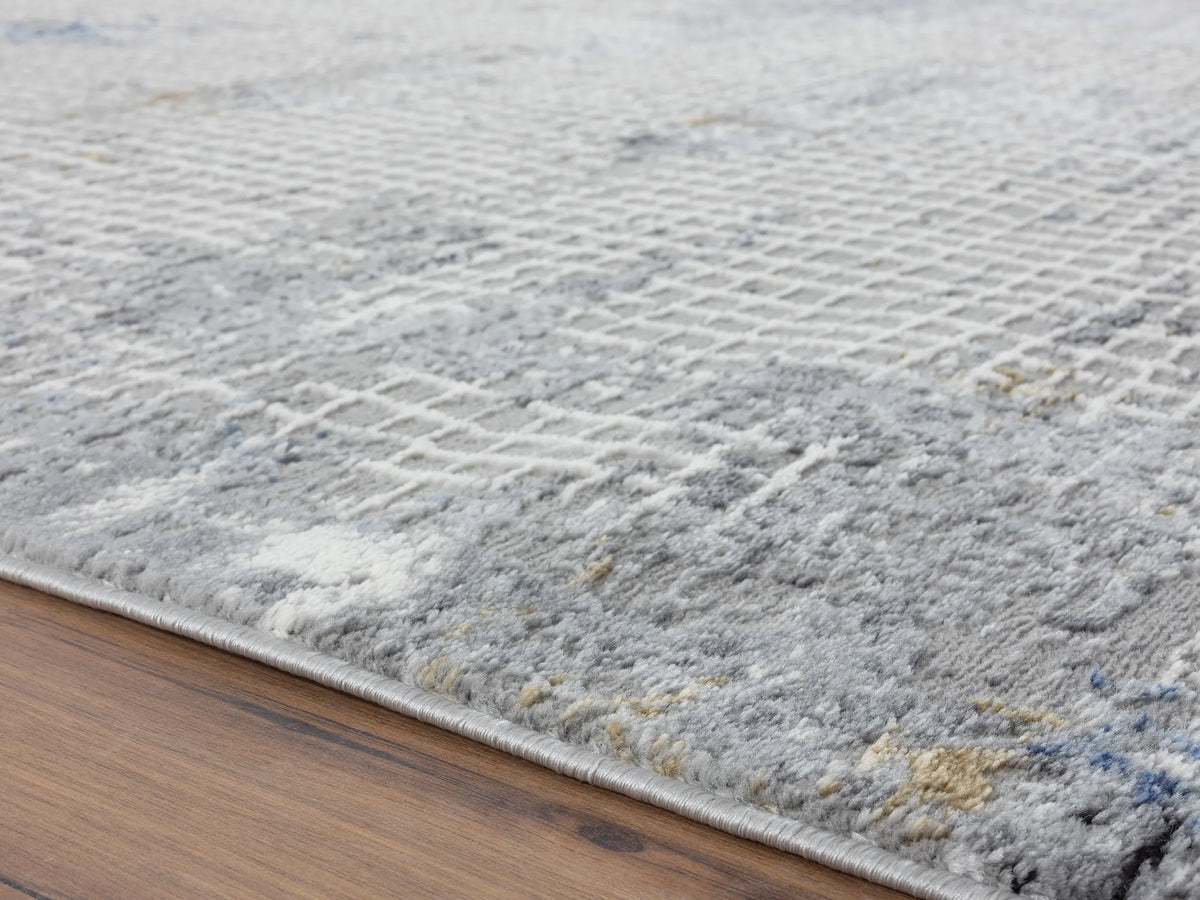 United Weavers Austin Devine Blue Rug - pile height detail