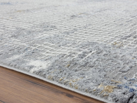 United Weavers Austin Devine Blue Rug - pile height detail