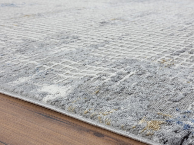 United Weavers Austin Devine Blue Rug - pile height detail