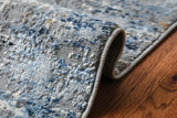 United Weavers Austin Devine Blue Rug - side close-up detail