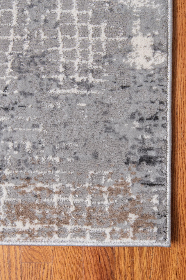 United Weavers Austin Devine Grey Rug - angle view