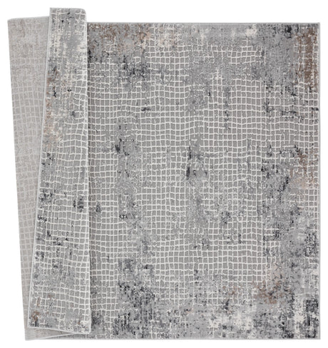 United Weavers Austin Devine Grey Rug - backing detail