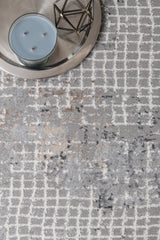 United Weavers Austin Devine Grey Rug - close-up detail