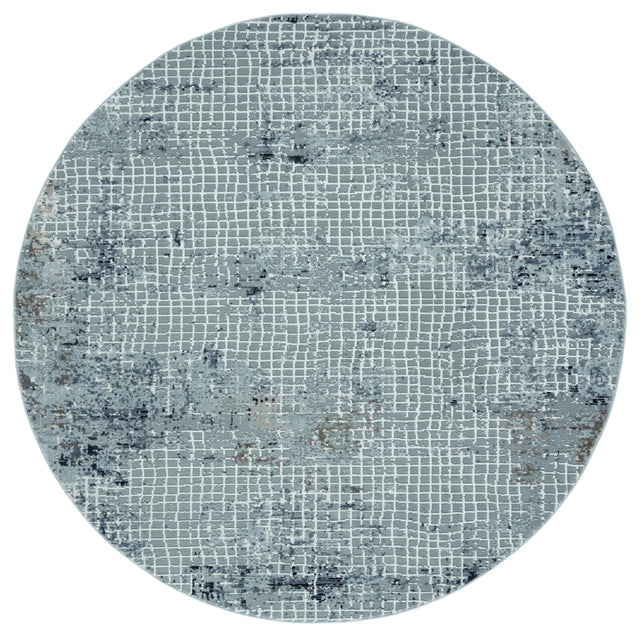 United Weavers Austin Devine Grey Rug - round front view