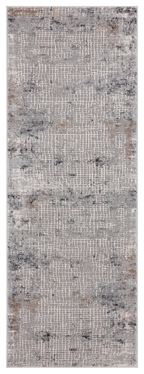 United Weavers Austin Devine Grey Rug - runner front view