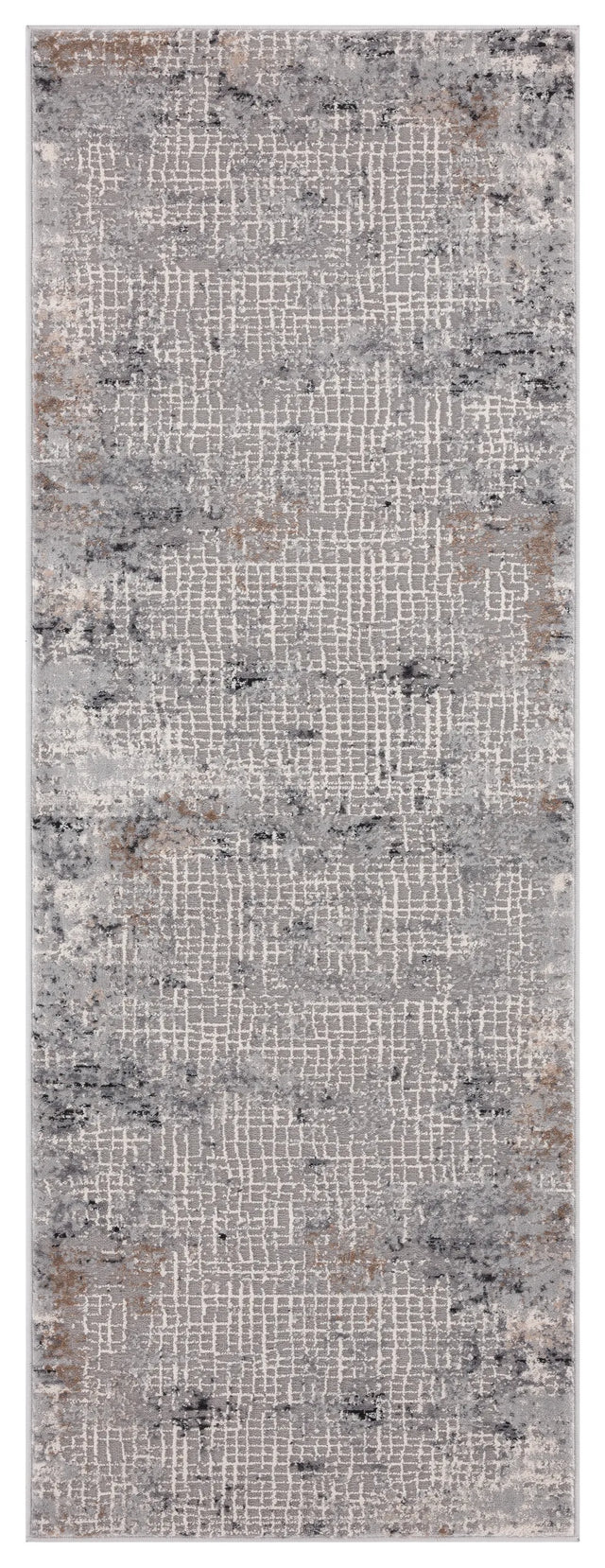 United Weavers Austin Devine Grey Rug - runner front view