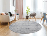 United Weavers Austin Devine Grey Rug - round room scene