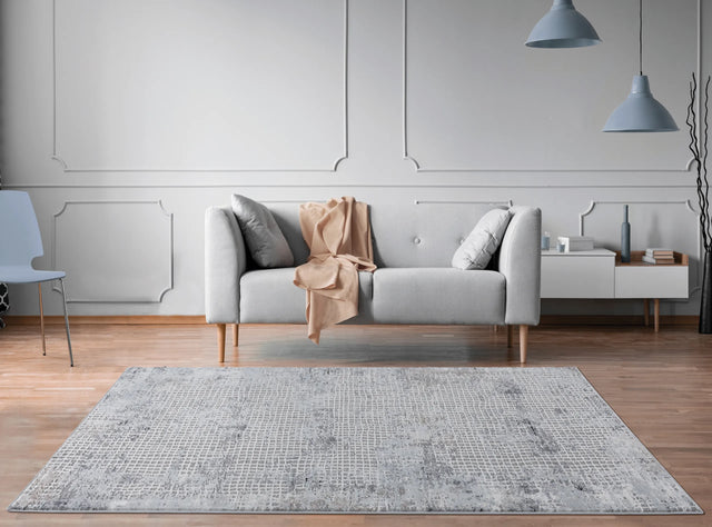 United Weavers Austin Devine Grey Rug - room scene