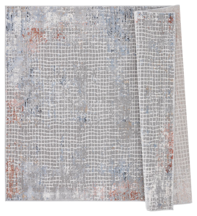 United Weavers Austin Devine Rust Rug - backing detail