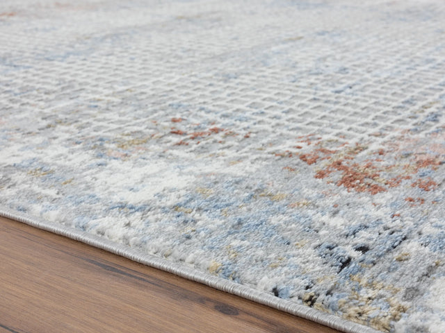 United Weavers Austin Devine Rust Rug - pile height detail