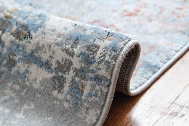 United Weavers Austin Devine Rust Rug - side close-up detail