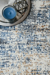 United Weavers Austin Elegance Blue Rug - close-up detail