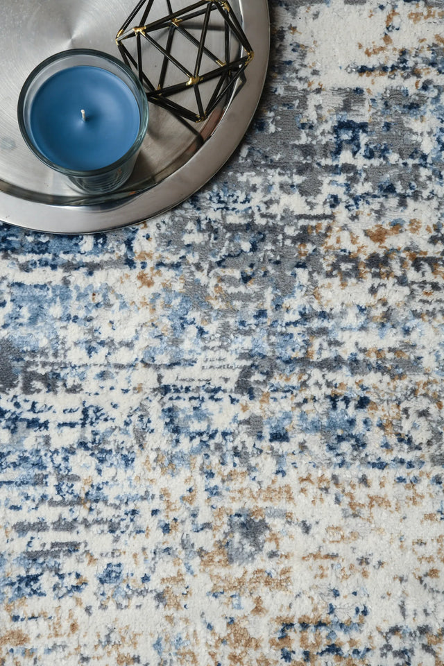 United Weavers Austin Elegance Blue Rug - close-up detail