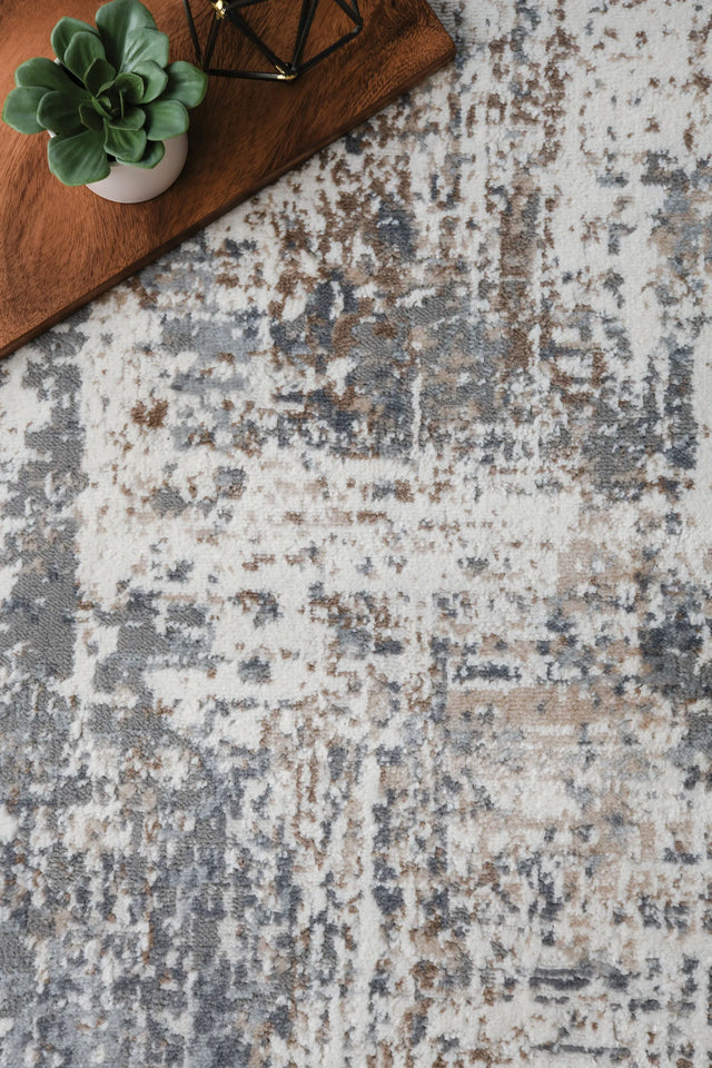 United Weavers Austin Elegance Grey Rug - close-up detail