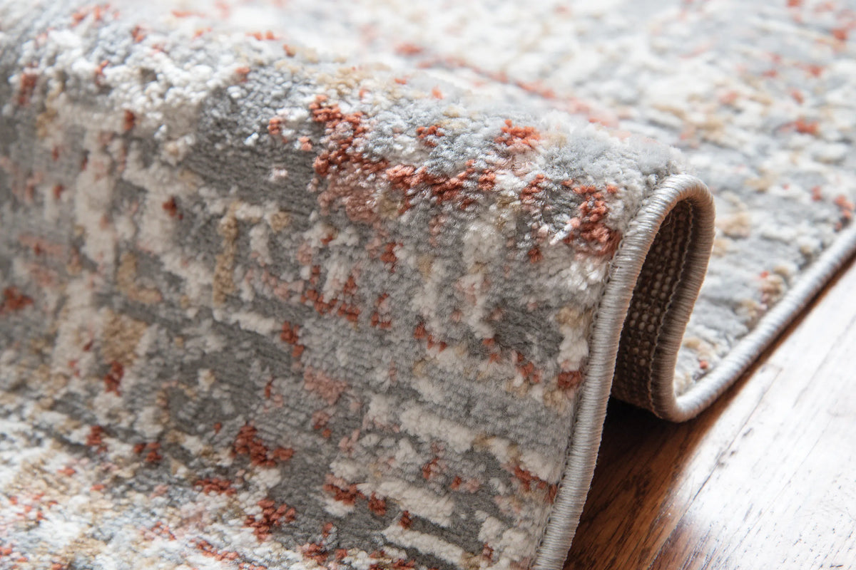 United Weavers Austin Elegance Rust Rug - side close-up detail