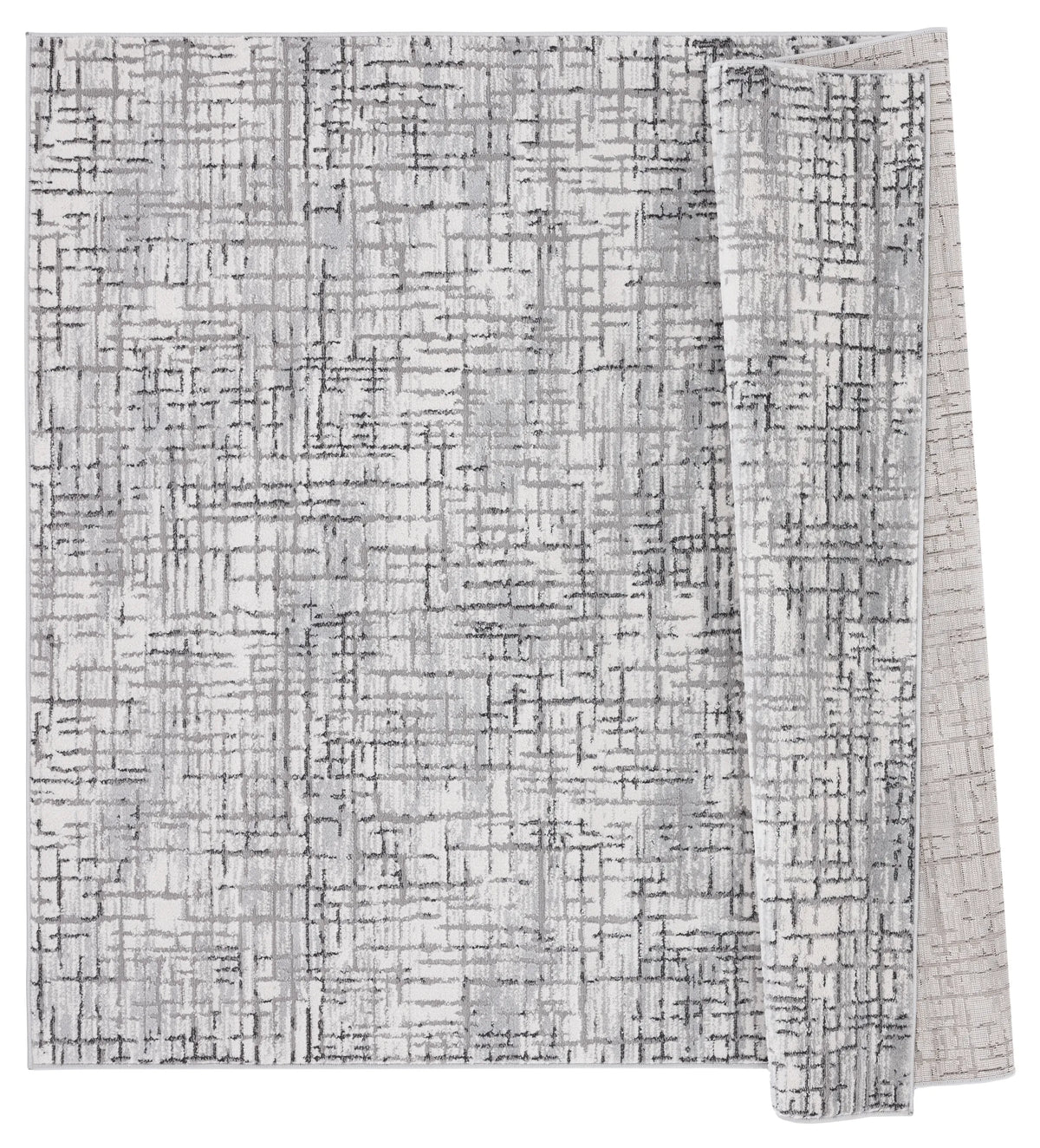 United Weavers Austin Eli Grey Rug - backing detail
