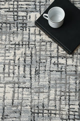 United Weavers Austin Eli Grey Rug - close-up detail