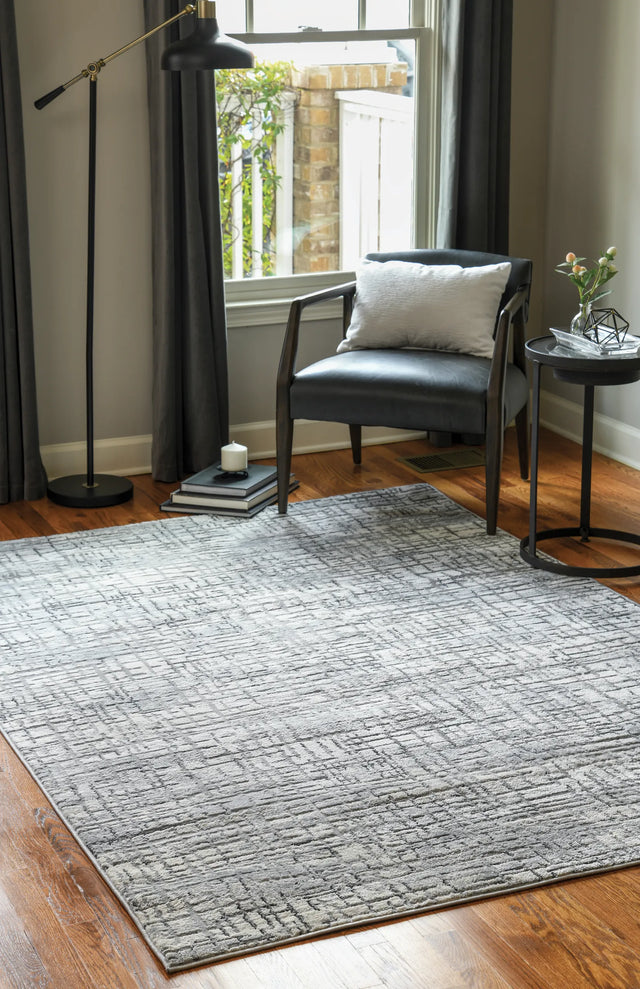 United Weavers Austin Eli Grey Rug - second room scene