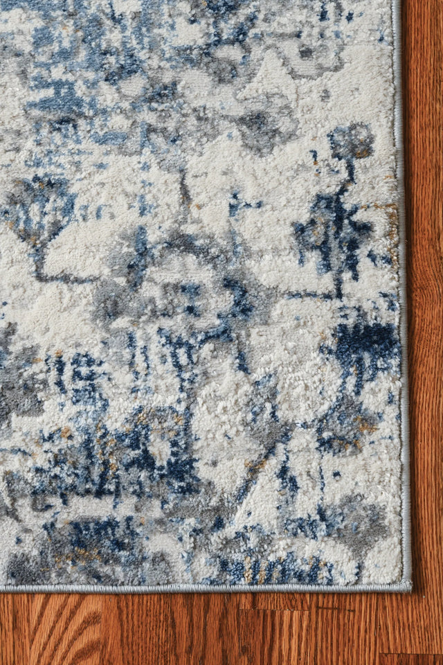 United Weavers Austin Heirloom Blue Rug - angle view