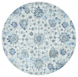 United Weavers Austin Heirloom Blue Rug - round front view