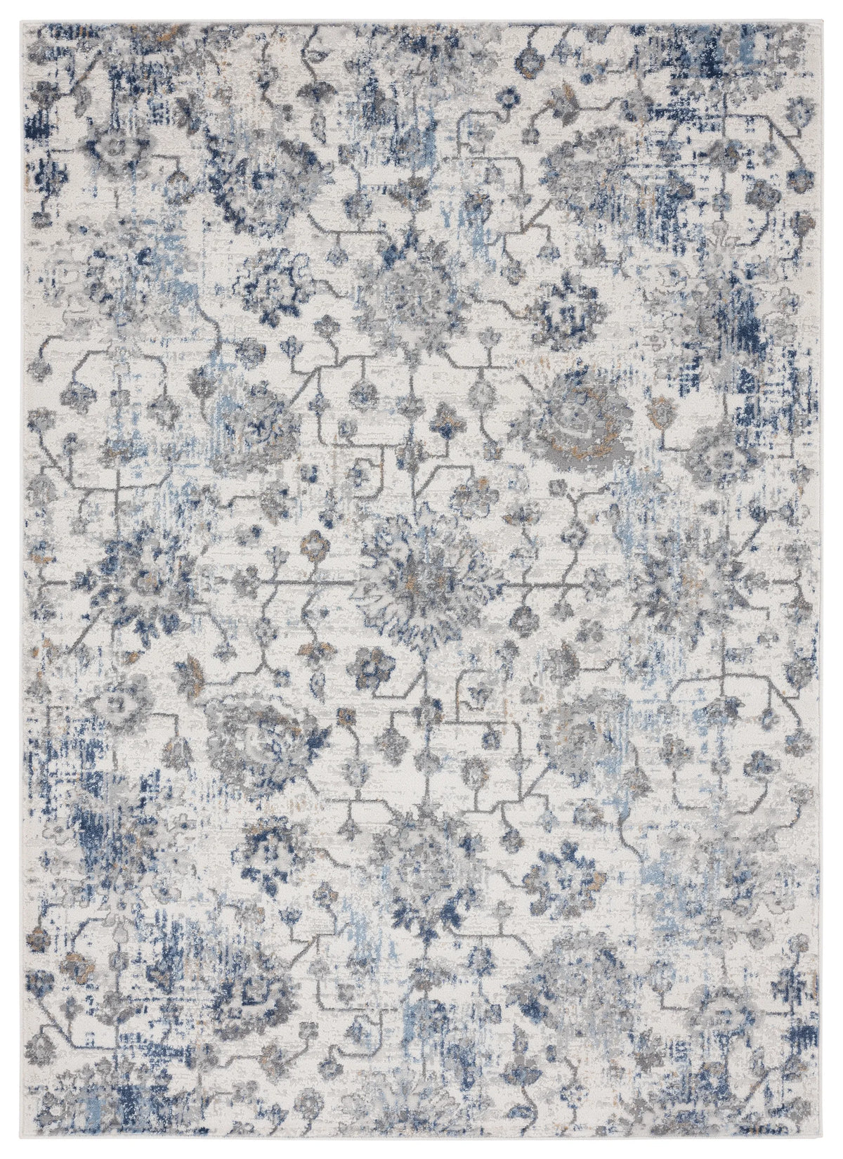 United Weavers Austin Heirloom Blue Rug - front view