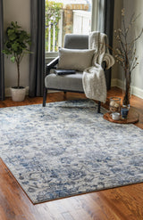 United Weavers Austin Heirloom Blue Rug - second room scene