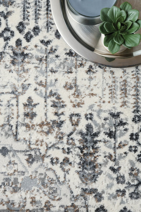 United Weavers Austin Nixon Grey Rug - close-up detail
