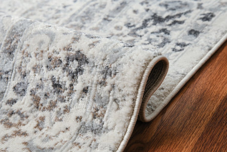 United Weavers Austin Nixon Grey Rug - side close-up detail