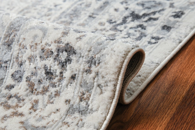 United Weavers Austin Nixon Grey Rug - side close-up detail