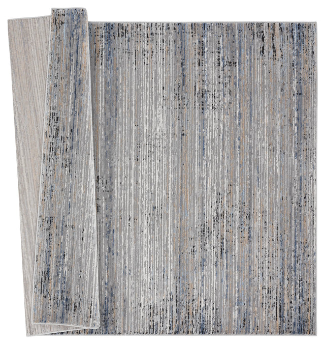 United Weavers Austin Westway Blue Rug - backing detail