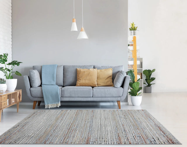 United Weavers Austin Westway Rust Rug - room scene