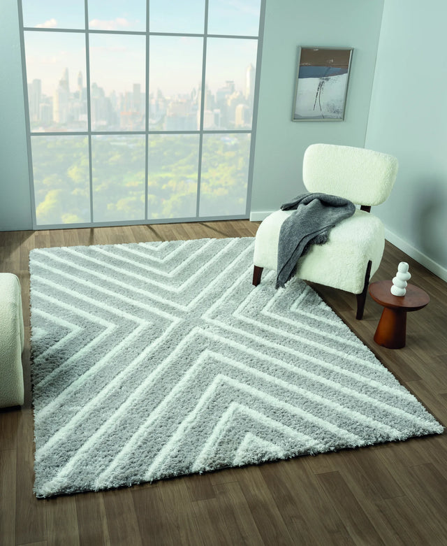 United Weavers Barcelona Manresa Grey Rug - room scene