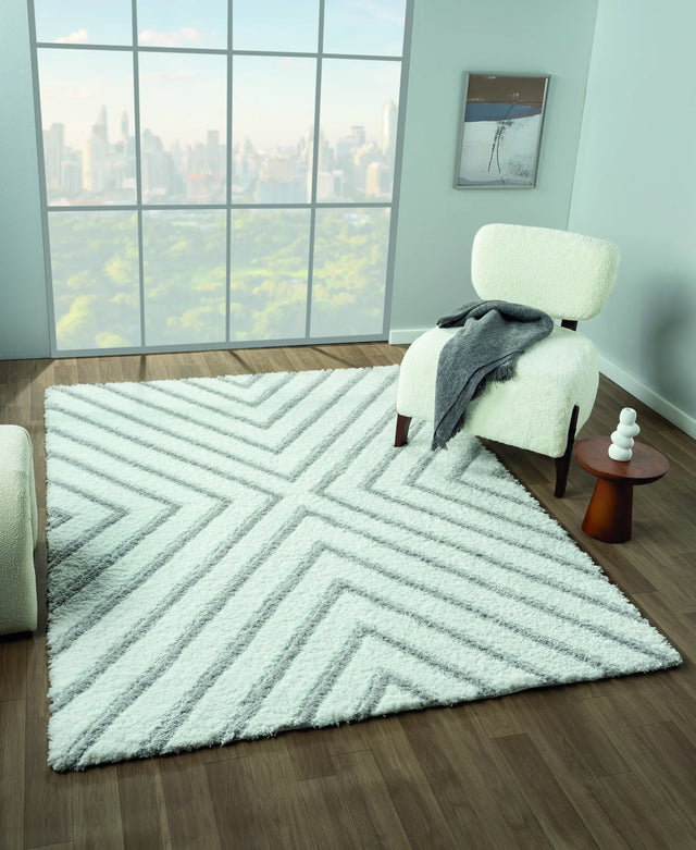 United Weavers Barcelona Manresa White Rug - room scene