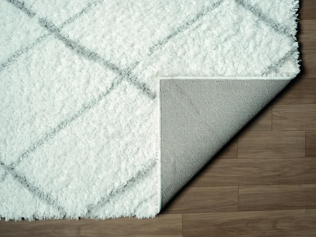United Weavers Barcelona Terrassa White Rug - backing detail