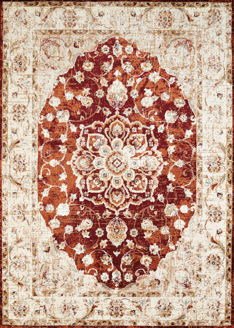 United Weavers Bridges Ponte Vecchio Crimson Rug - front view